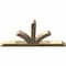 Ekena Millwork Richland Rough Sawn Timber Gable Bracket, Douglas Fir, 60"W x 30"H x 4"D x 4"F, 12/12 Pitch GBW060X30X0404RIC00RDF - alternate 2
